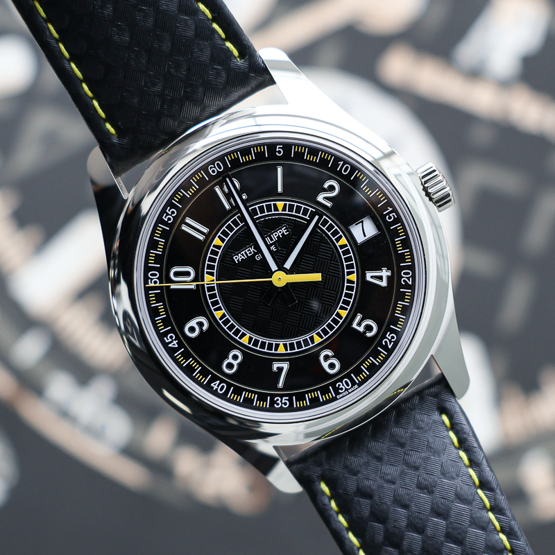 Patek Philippe Calatrava 39mm 6007G Black/Yellow Dial