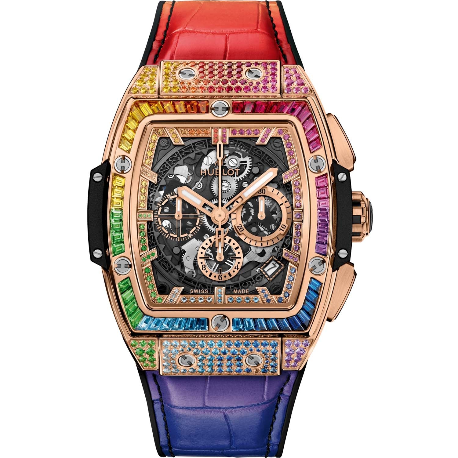 Hublot Spirit of Big Bang King Gold Rainbow 642.OX.0118.LR.0999