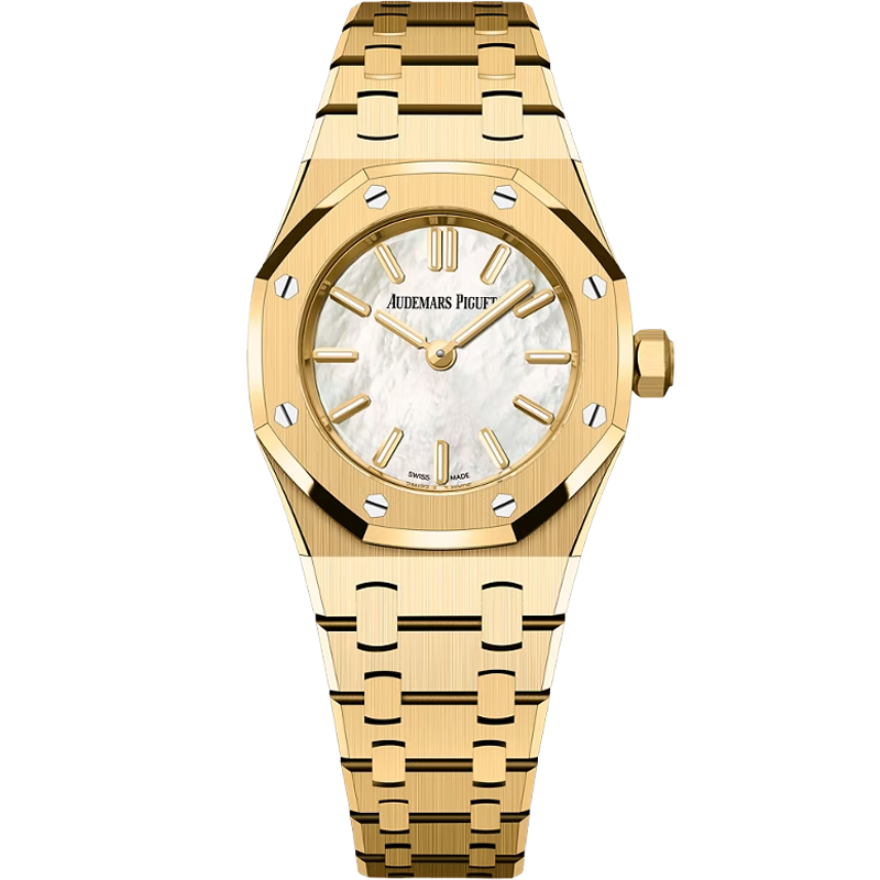 Audemars Piguet Royal Oak Mini Quartz 67630BA 23mm White Mother of Pearl Dial