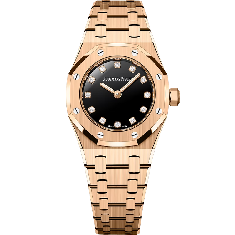 Audemars Piguet Royal Oak Mini Quartz 67630OR 23mm Onyx Diamond Dial