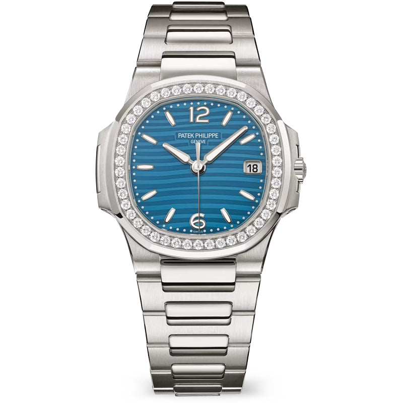 Patek Philippe Nautilus Quartz 32mm 7010/1G-013 Azure Blue Dial