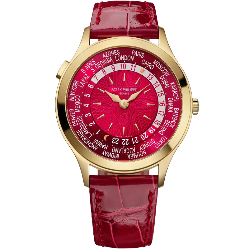 Patek Philippe Complications World Time 7129J-001 36mm Red Dial