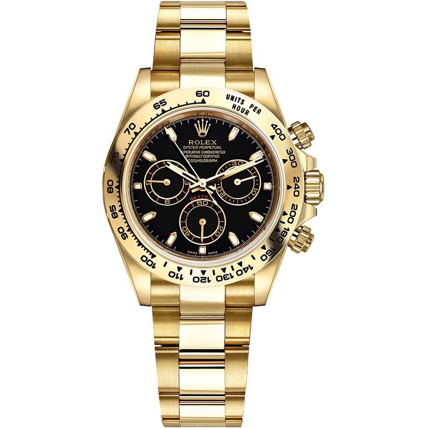 Rolex Daytona Yellow Gold Black Dial 126508