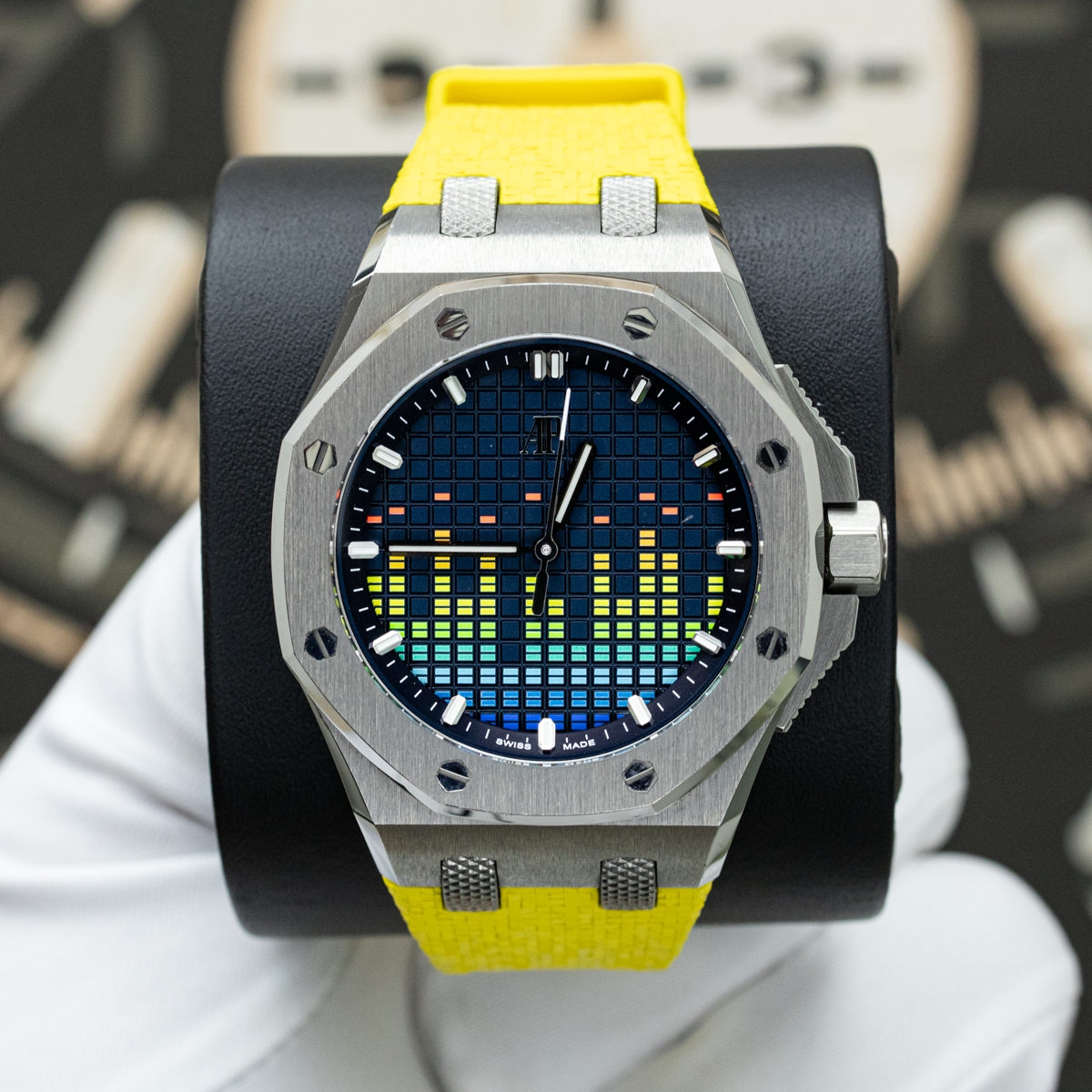 Audemars Piguet Royal Oak Offshore Music Edition 77600TI 37mm Blue Dial Pre-Owned