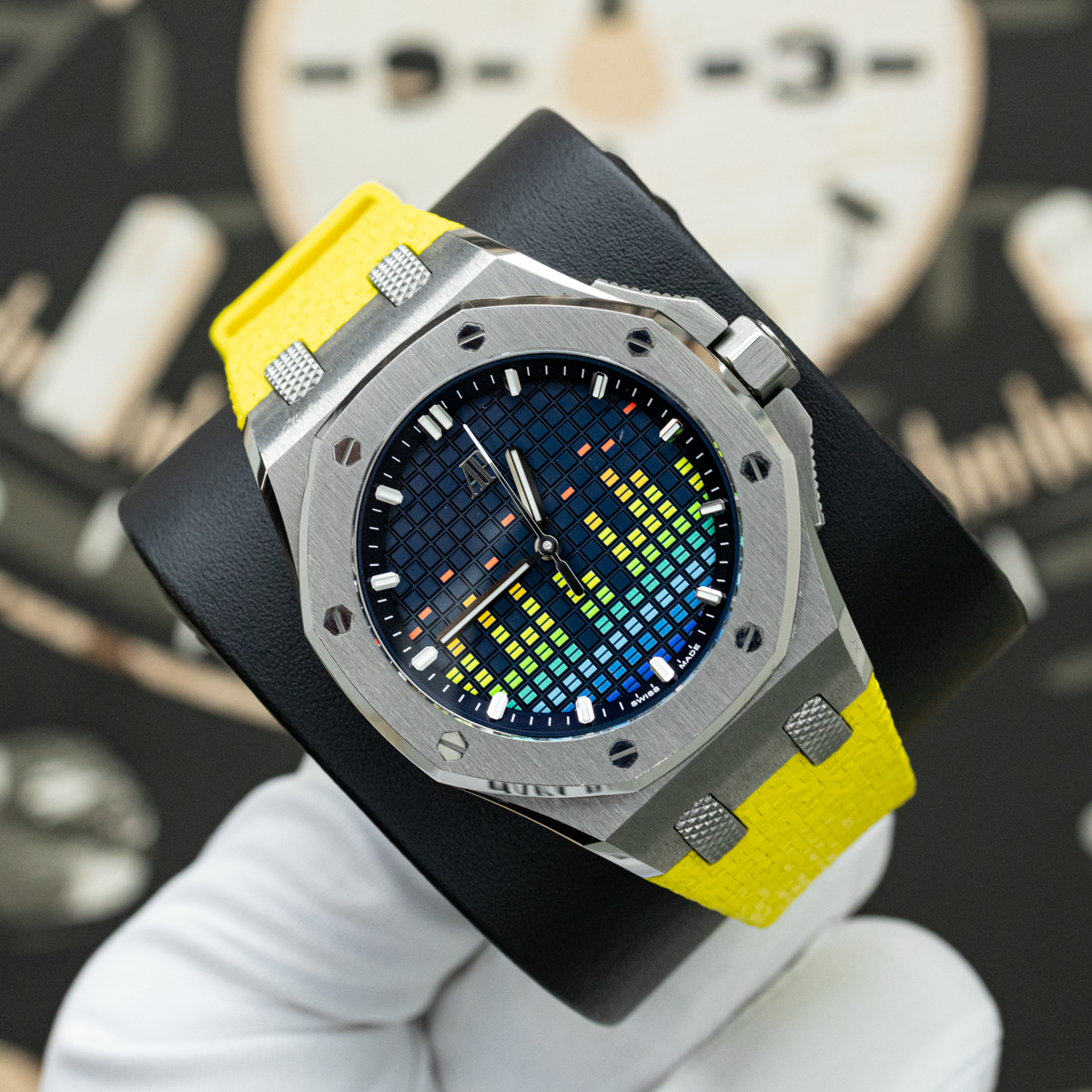 Audemars Piguet Royal Oak Offshore Music Edition 77600TI 37mm Blue Dial Pre-Owned