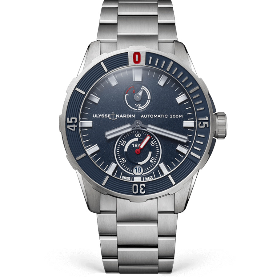 Ulysse Nardin Diver Chronometer 44mm 1183-170-7M/93 Black Dial