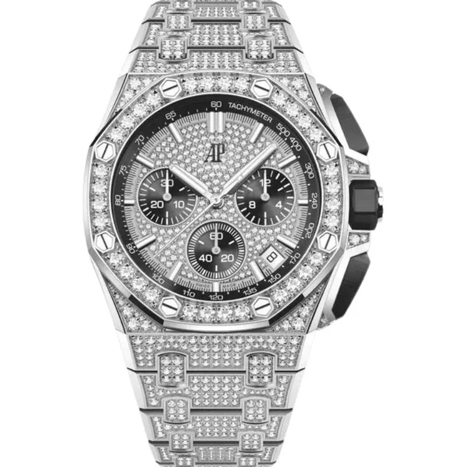 Audemars Piguet Royal Oak Offshore Chronograph Selfwinding 43mm Pave Diamond Dial 26423BC.ZZ.2100BC.01