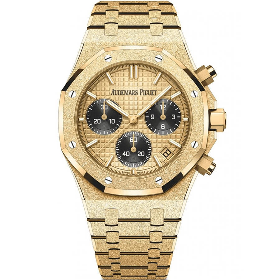 Audemars Piguet Royal Oak Self Winding Chronograph 26240BA.GG.1324BA.01 41mm Yellow Dial