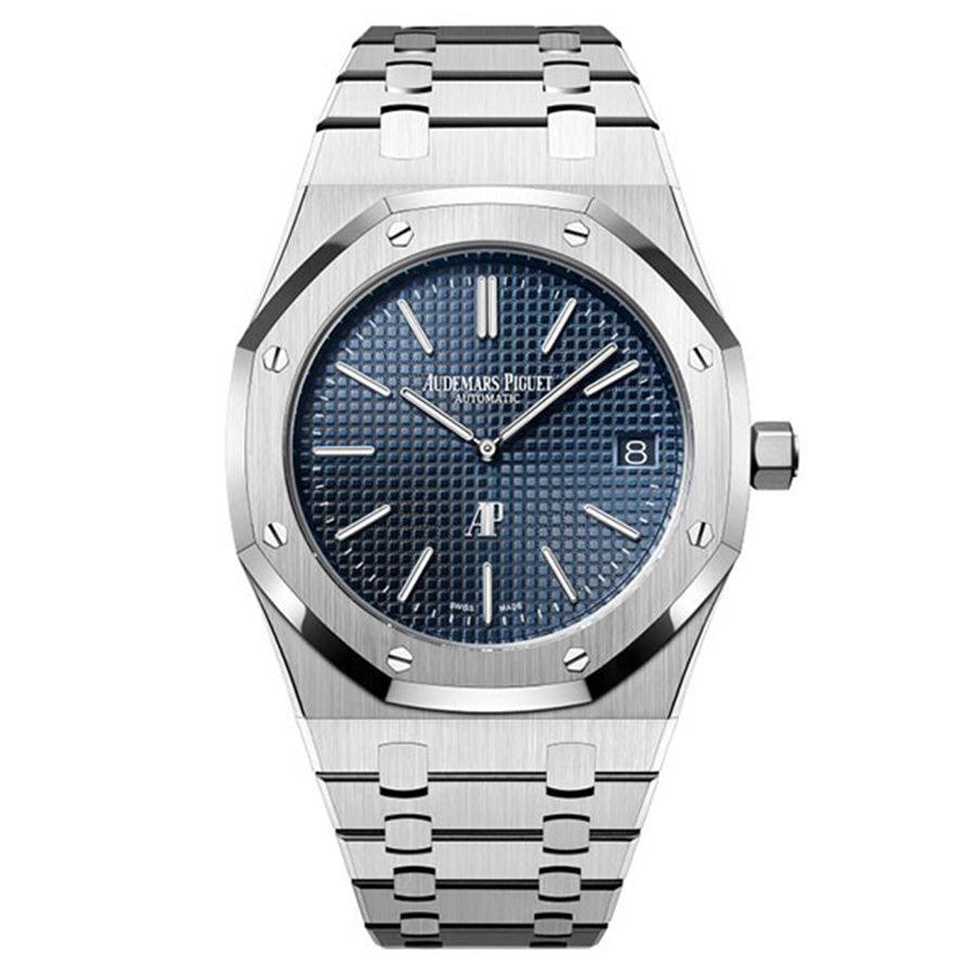 Audemars Piguet "50th Anniversary" Royal Oak Steel Blue Dial 16202ST.OO.1240ST.01