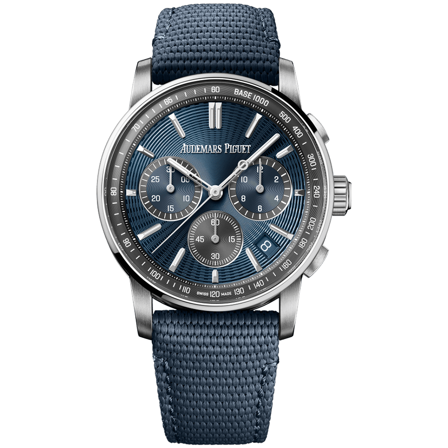 Audemars Piguet Code 11.59 Selfwinding Chronograph 41mm 26393ST.OO.A348KB.01 “Bleu nuit, Nuage 50” Dial