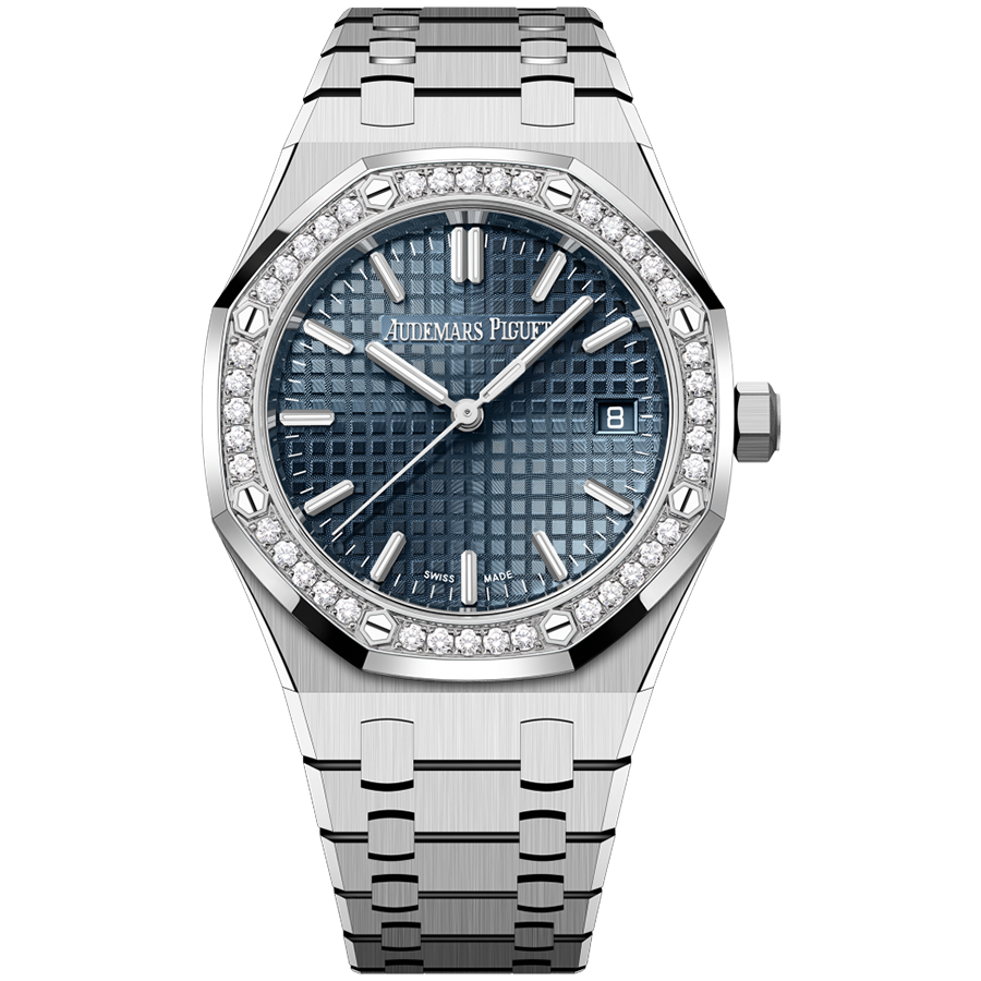 Audemars Piguet Royal Oak Selfwinding 34mm 77451ST.ZZ.1361ST.04 “Bleu nuit nuage 50” Dial