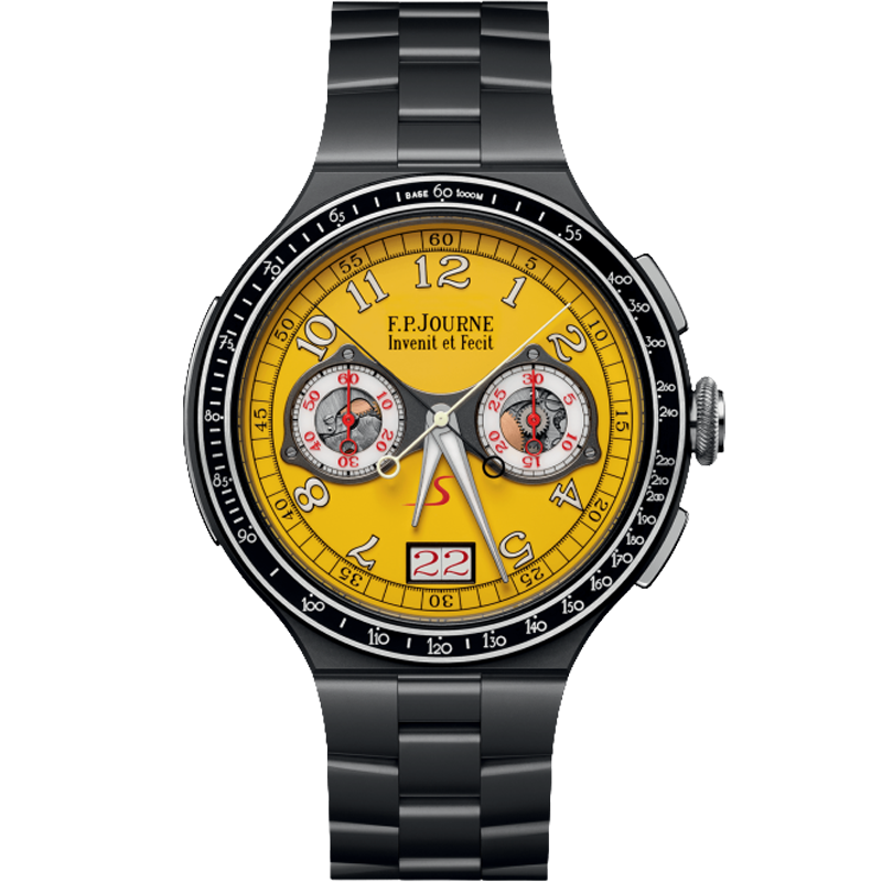 F.P.Journe Linesport Chronographe Rattrapante CMS 44mm Yellow Dial