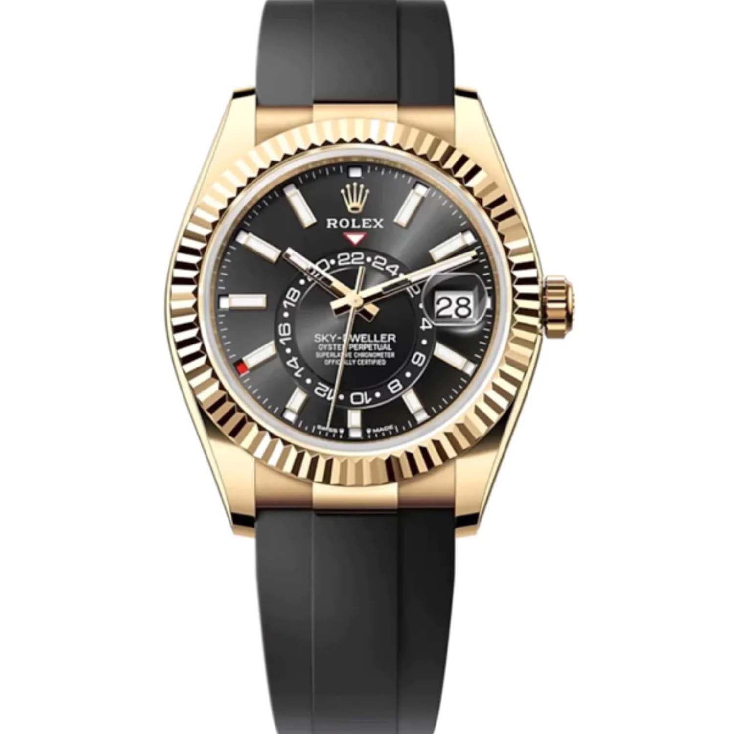 Rolex Sky-Dweller Yellow Gold 336238 Black Dial Oyster-flex 2023