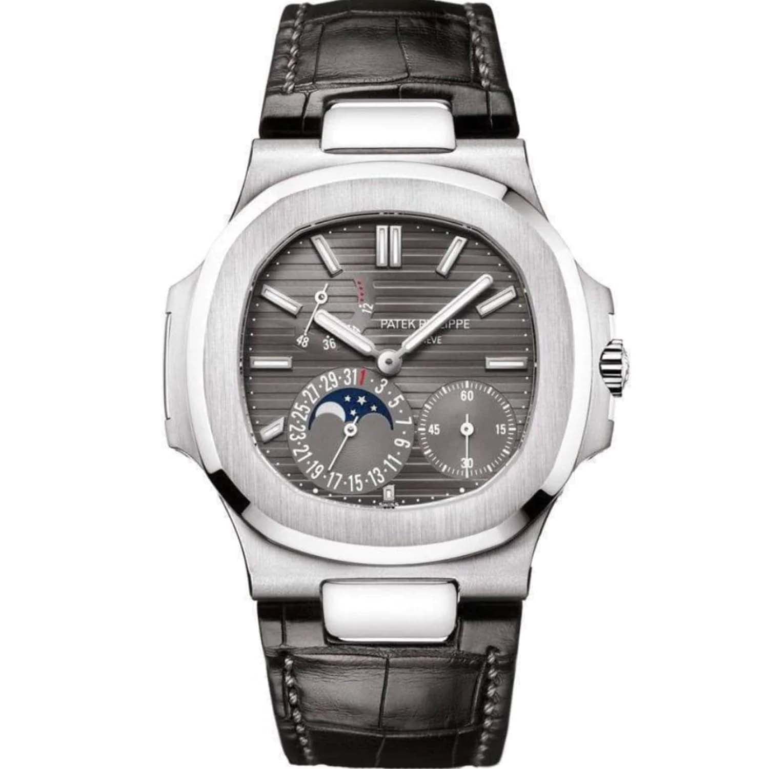 Patek Philippe Nautilus Moon Phases 40mm 5712G Slate Grey Dial