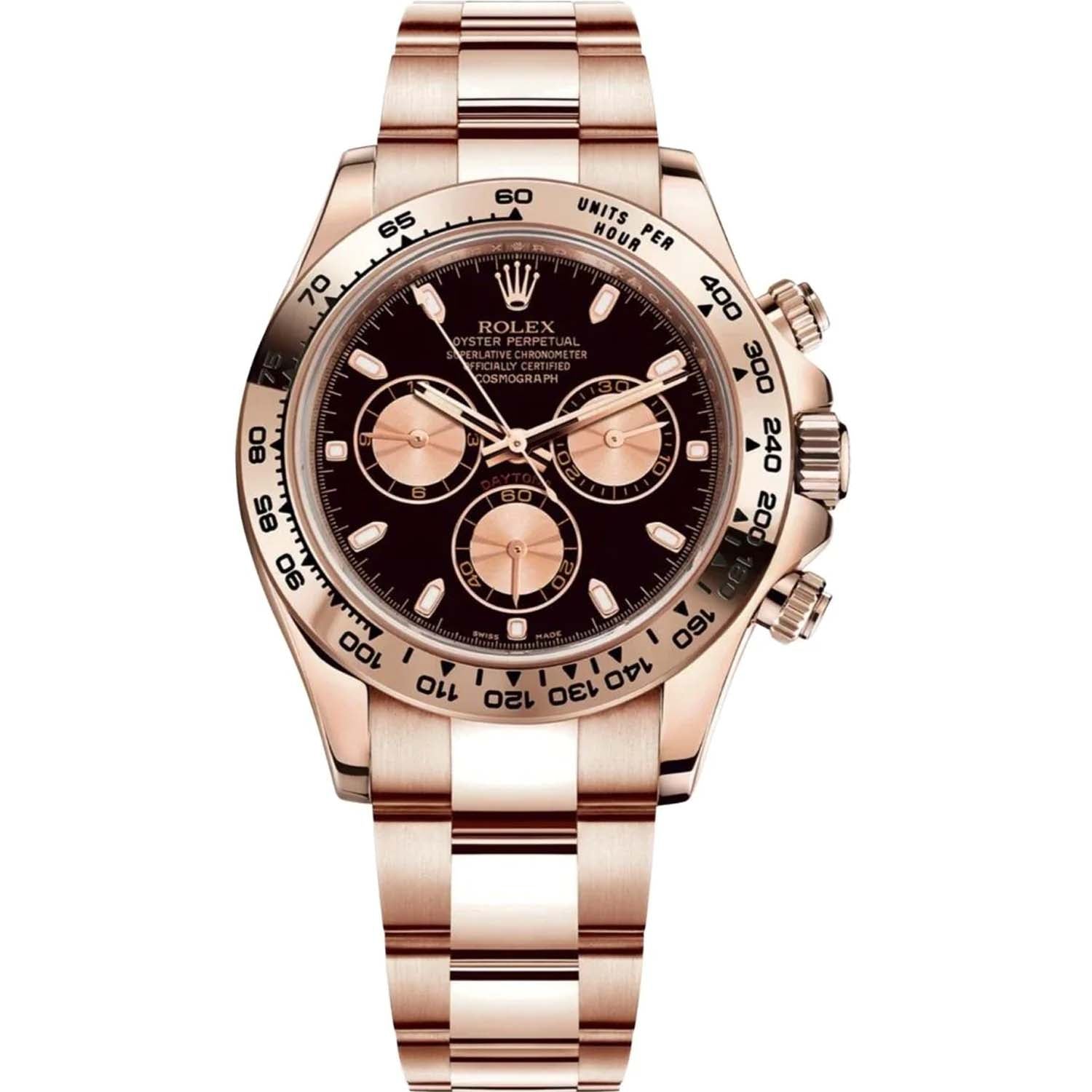 Rolex Daytona 40mm Rose Gold 116505 Black Dial