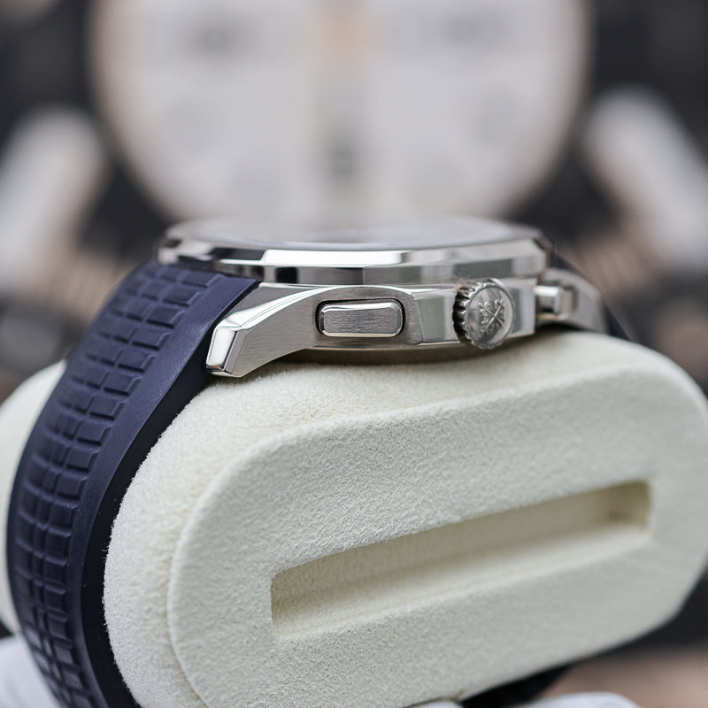 Patek Philippe Aquanaut Chronograph 42mm 5968G-001 Blue Dial Pre-Owned