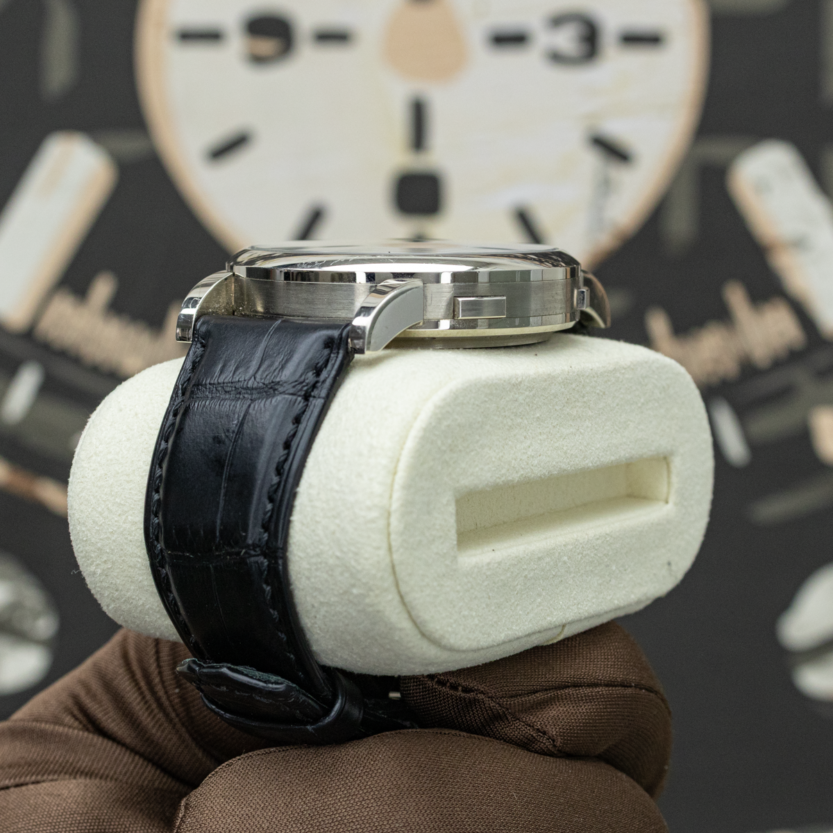 A. Lange & Söhne Lange 1 Time Zone 136.029 42mm Black Dial Pre-Owned