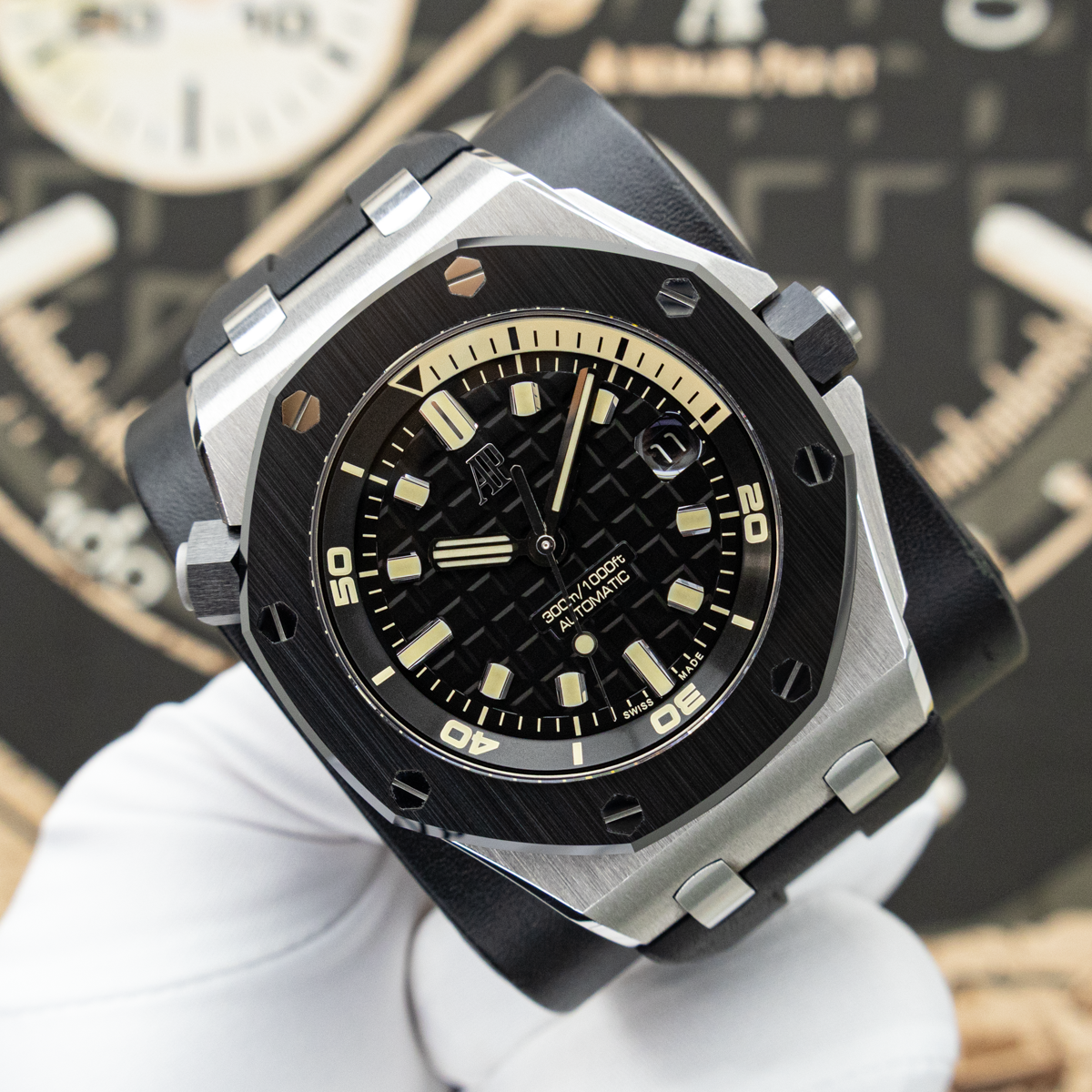 Audemars Piguet Royal Oak Offshore Diver Limited Edition 15720CN 42mm Black Dial Pre-Owned