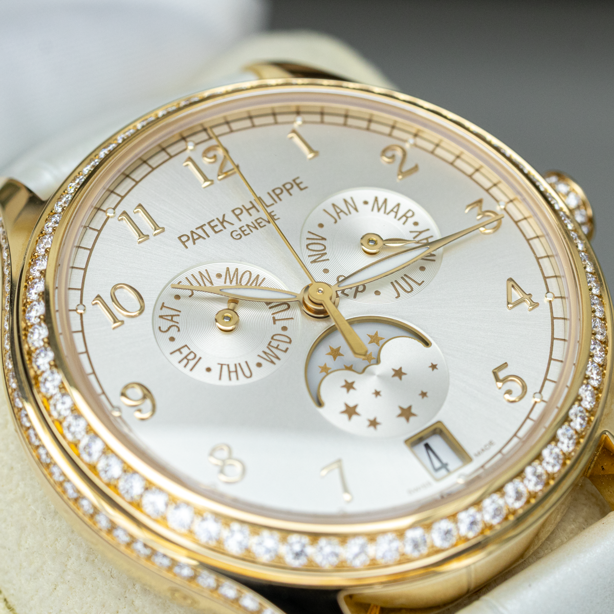 Patek Philippe 2026 Complications Annual Moon Phases 4947R 38mm Silver Dial