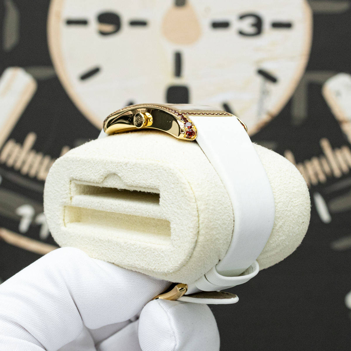 Patek Philippe Gondolo Serata Joaillerie Quartz 4962/200R 28.5mm Zebra Motif Dial