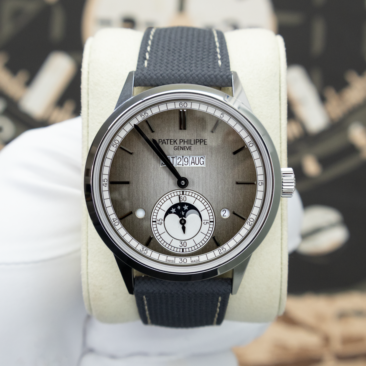 Patek Philippe Grand Complications In-Line Perpetual Calendar 5236P 41mm Grey Dial