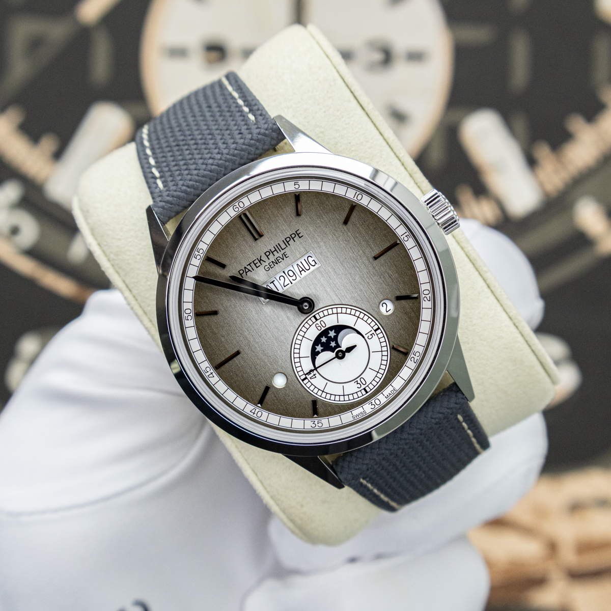 Patek Philippe Grand Complications In-Line Perpetual Calendar 5236P 41mm Grey Dial