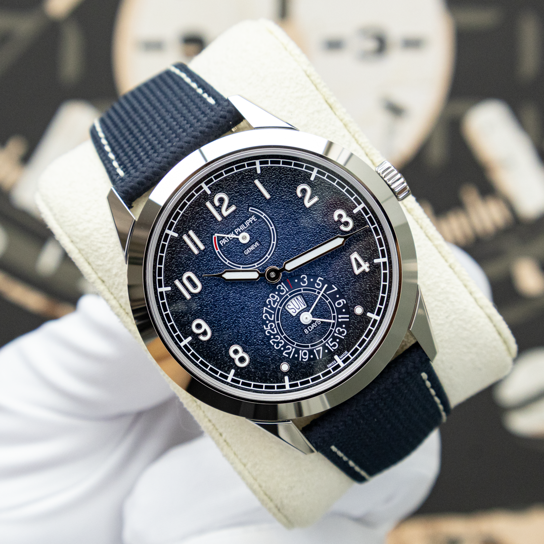 Patek Philippe 2026 Complications Instantaneous 8-Day 5328G 41mm Smoked Blue Dial