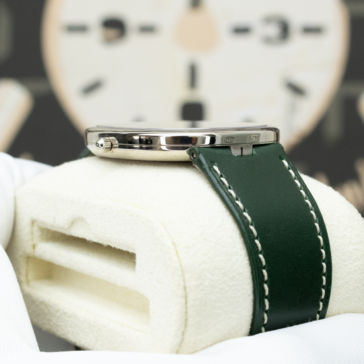 Patek Philippe Golden Ellipse 5738G 34.5mm Green Dial