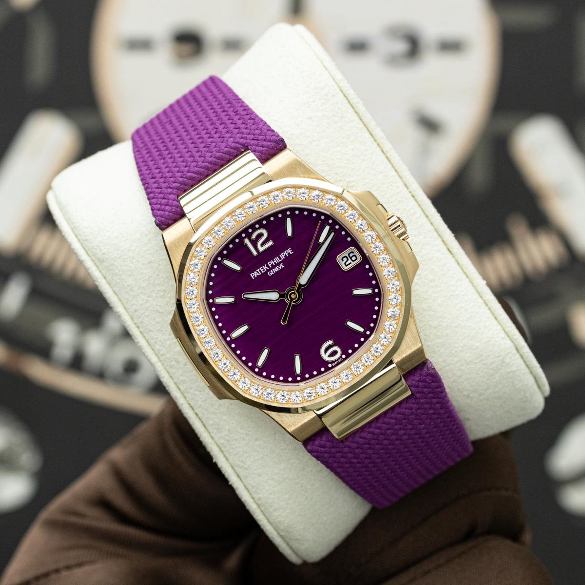Patek Philippe 2026 Nautilus 7010R 32mm Purple Dial