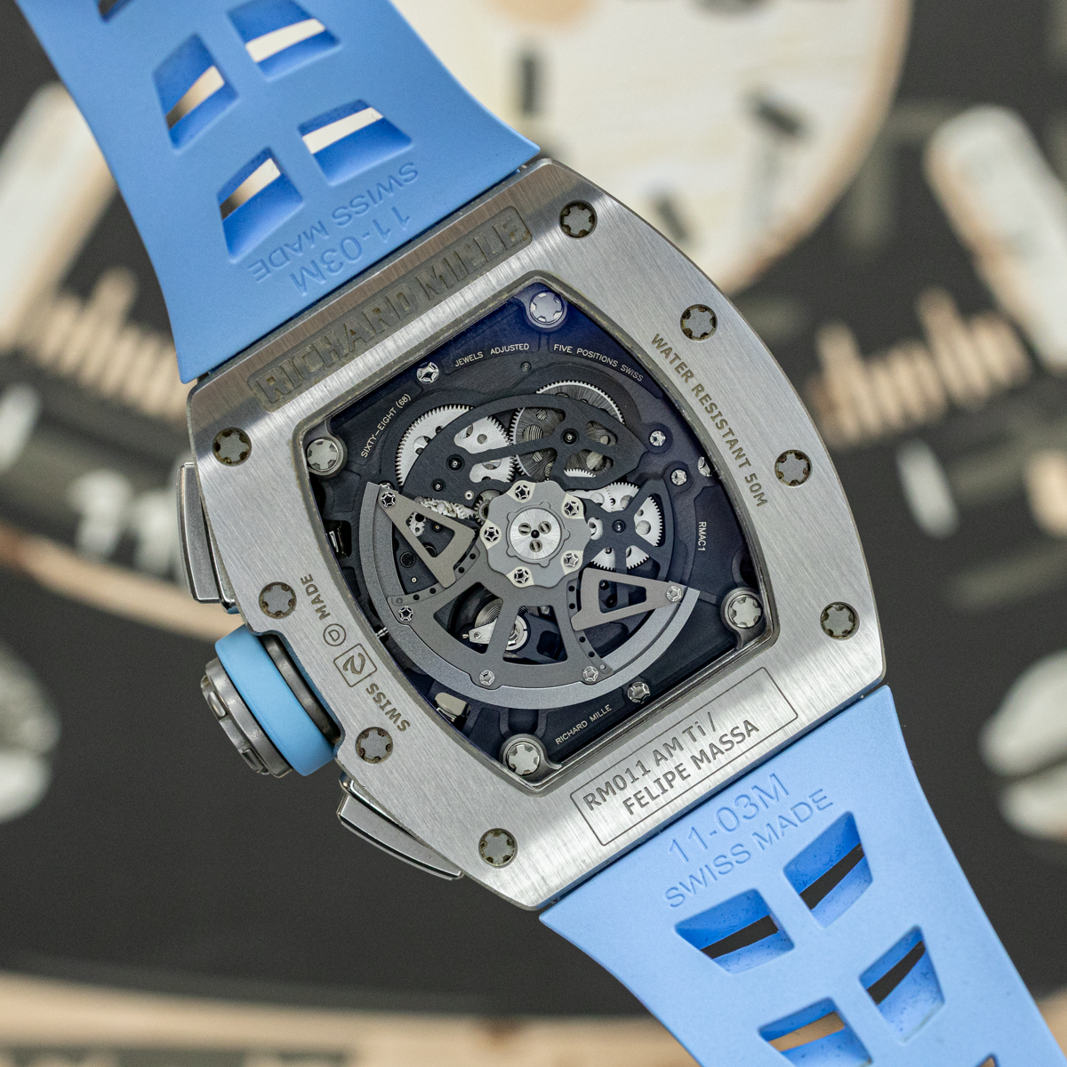 Richard Mille RM 011-FM Felipe Massa 40mm Openworked Dial Pre-Owned