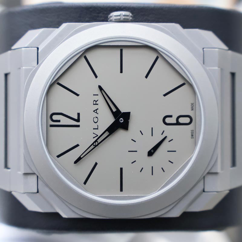 Bulgari Octo Finissimo Titanium 40mm Grey Dial 102713 Pre-Owned