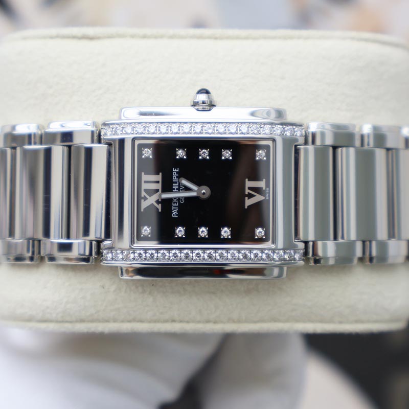 Patek Philippe Twenty-4 Quartz 25mm 4910/10A-001 Black Dial Pre-Owned