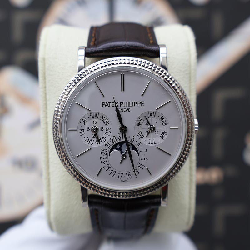 Patek Philippe Grand Complications Perpetual Calendar 38mm 5139G Silver Dial Pre-Owned