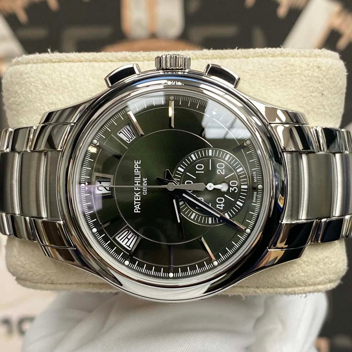 Patek Philippe Complications Self-Winding 42mm 5905-1A-001 Green Dial - Gotham Trading 