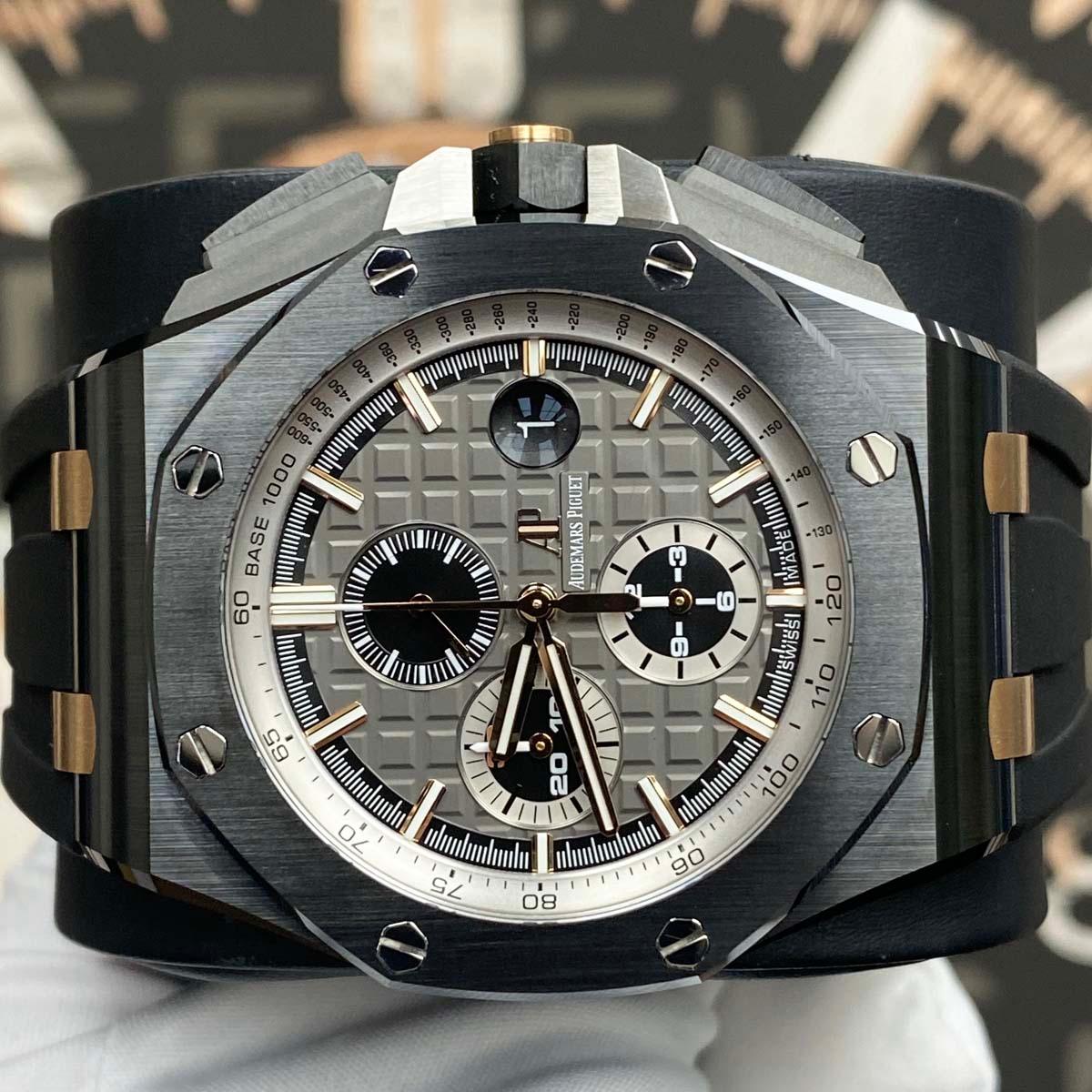 Audemars Piguet Limited Edition Royal Oak Offshore Pride Of Germany 44mm 26415CE.OO.A002CA.01 Grey Dial - Gotham Trading 