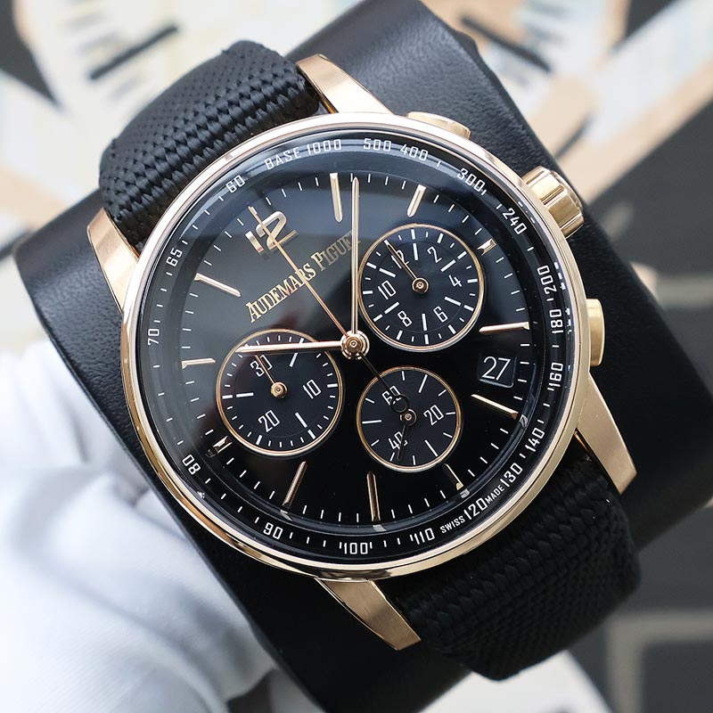 Audemars Piguet Code 11.59 Chronograph 41mm 26393OR Black Dial Pre-Owned