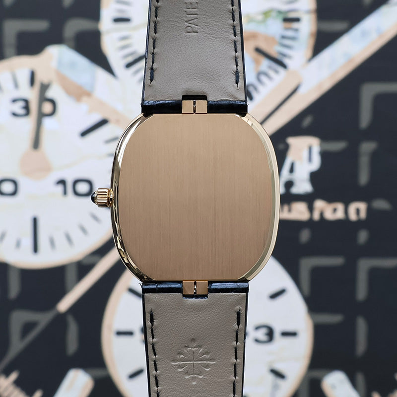 Patek Philippe 2025 Extra-Thin Golden Ellipse 34mm 5738R Black Dial