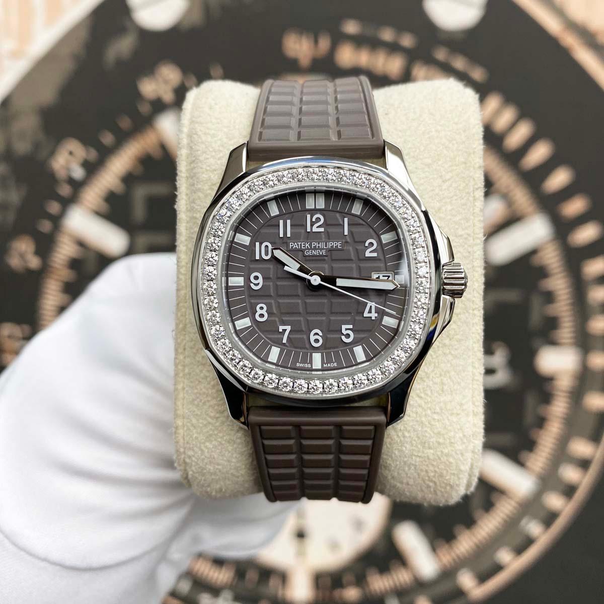 Patek Philippe Aquanaut Luce Quartz 35mm 5067A Brown Dial Pre Owned