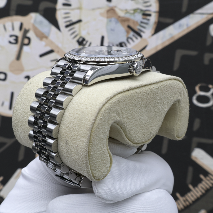 Rolex 2025 Datejust 36mm Mother Of Pearl Diamond Dial Fluted Bezel 126234