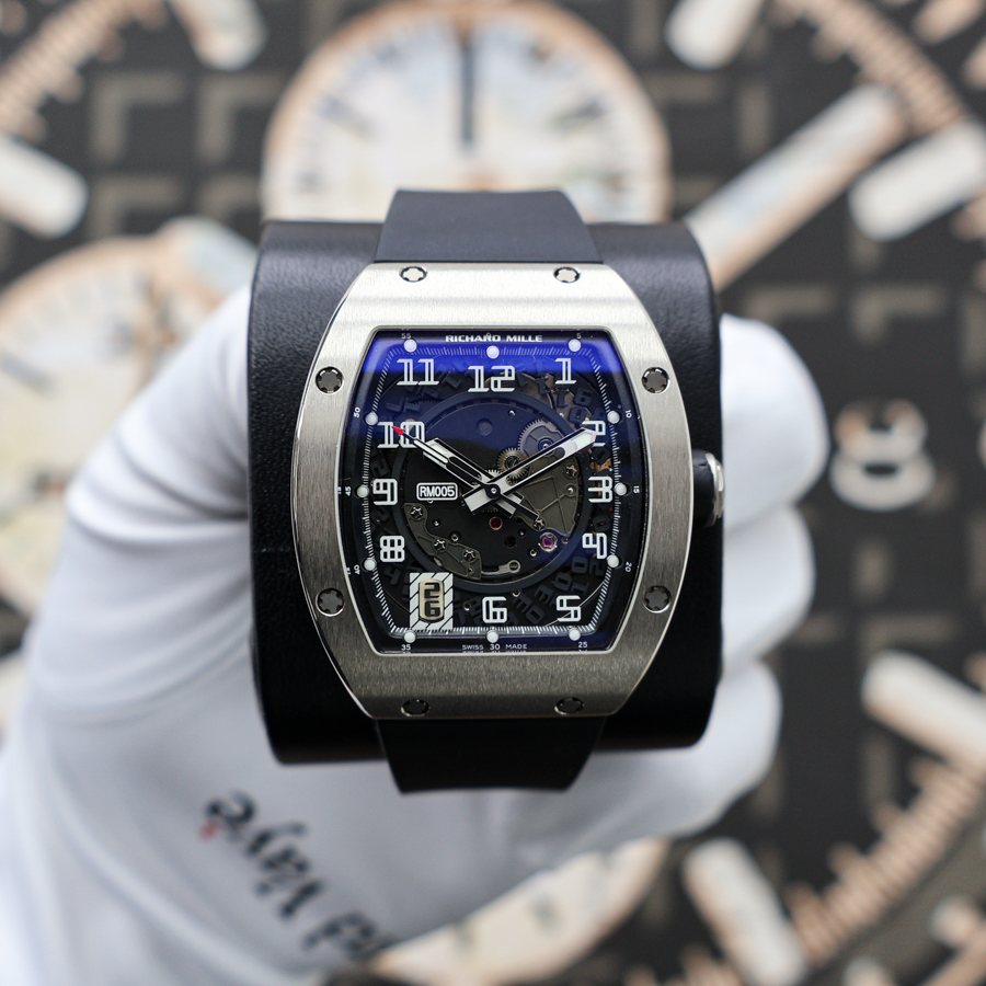 Richard Mille RM005 White Gold 45mm Openworked Dial Pre-Owned