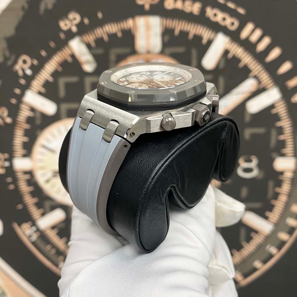 Audemars Piguet Ghost Royal Oak Offshore Chronograph 42mm 26470IO Slate Grey Dial Pre-Owned - Gotham Trading 