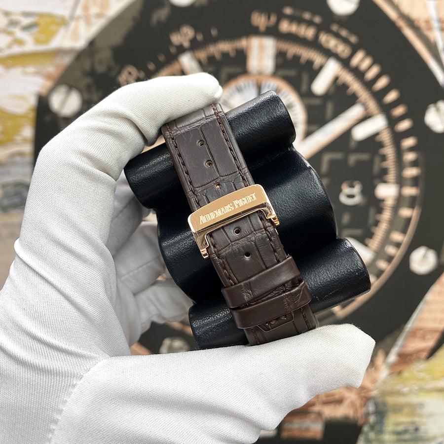 Audemars Piguet Royal Oak Chronograph 41mm 26239OR.OO.D821CR.01 Brown Dial - Gotham Trading 