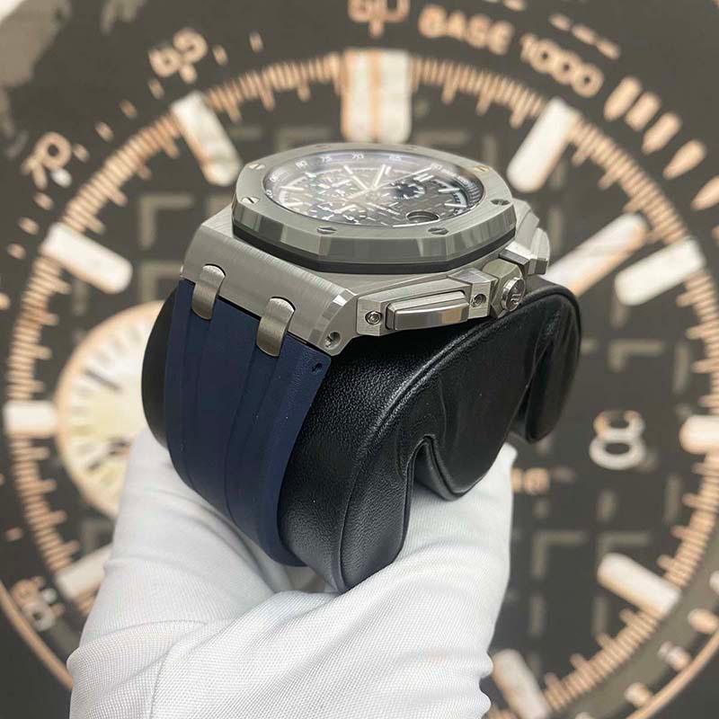 Audemars Piguet Royal Oak Offshore Chronograph 44mm 26405CG.OO.A004CA.01 Slate Grey Dial Pre-Owned - Gotham Trading 