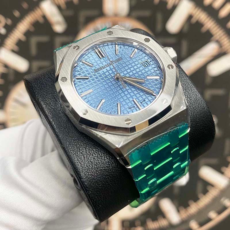 Audemars Piguet Royal Oak 37mm 15550ST.OO.1356ST.08 Ice Blue Tiffany Dial - Gotham Trading 