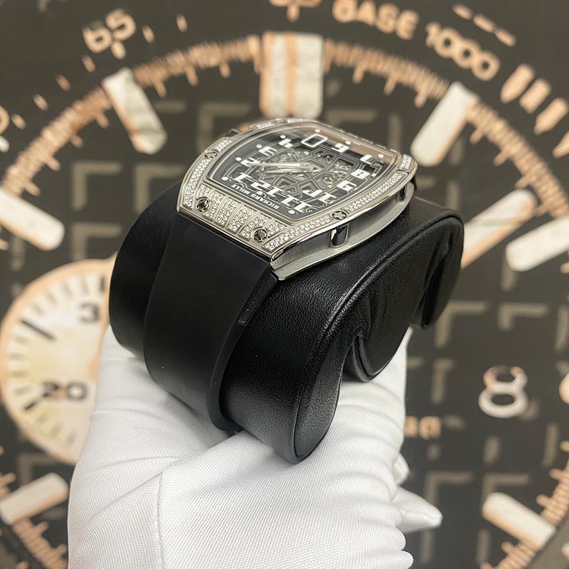 Richard Mille RM67-01 Pave Diamond Titanium Case 47mm Openworked Dial - Gotham Trading 