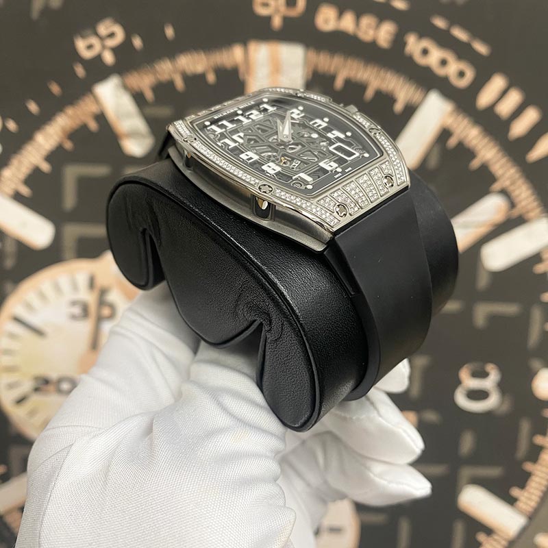 Richard Mille RM67-01 Pave Diamond Titanium Case 47mm Openworked Dial - Gotham Trading 