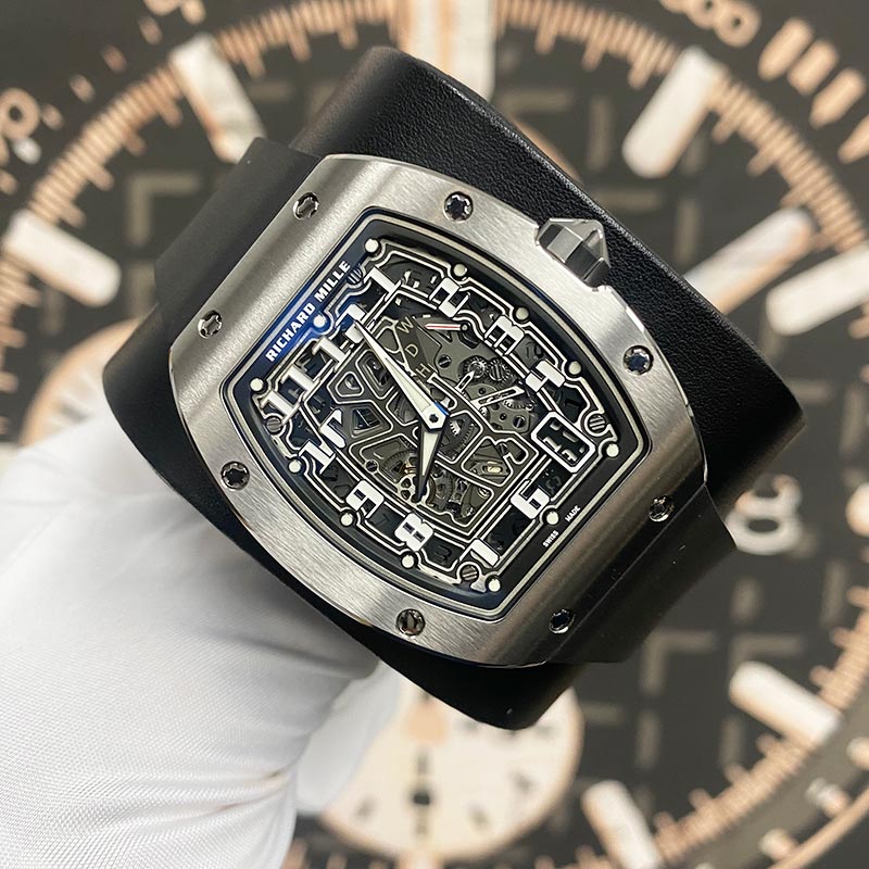 Richard Mille RM67-01 Titanium Case 47mm Openworked Dial Pre-Owned - Gotham Trading 