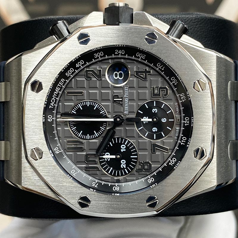 Audemars Piguet Royal Oak Offshore Chronograph 42mm 26470ST.OO.A104CR.01 Grey Dial Pre-Owned - Gotham Trading 