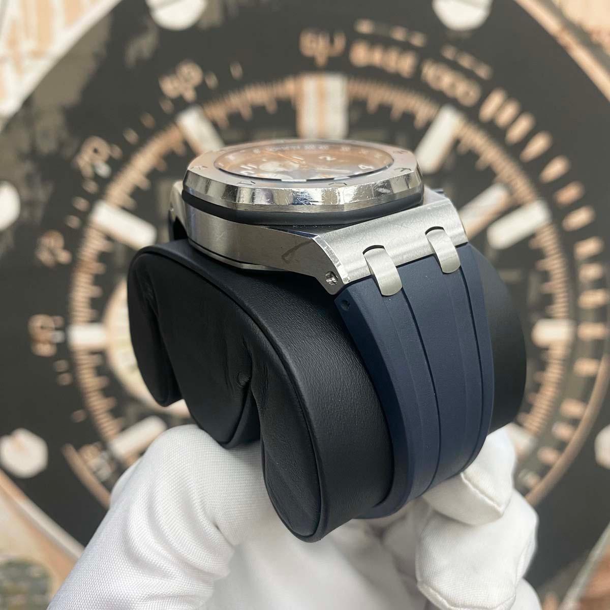Audemars Piguet Royal Oak Offshore Chronograph 42mm 26470ST Blue Dial Pre-Owned - Gotham Trading 