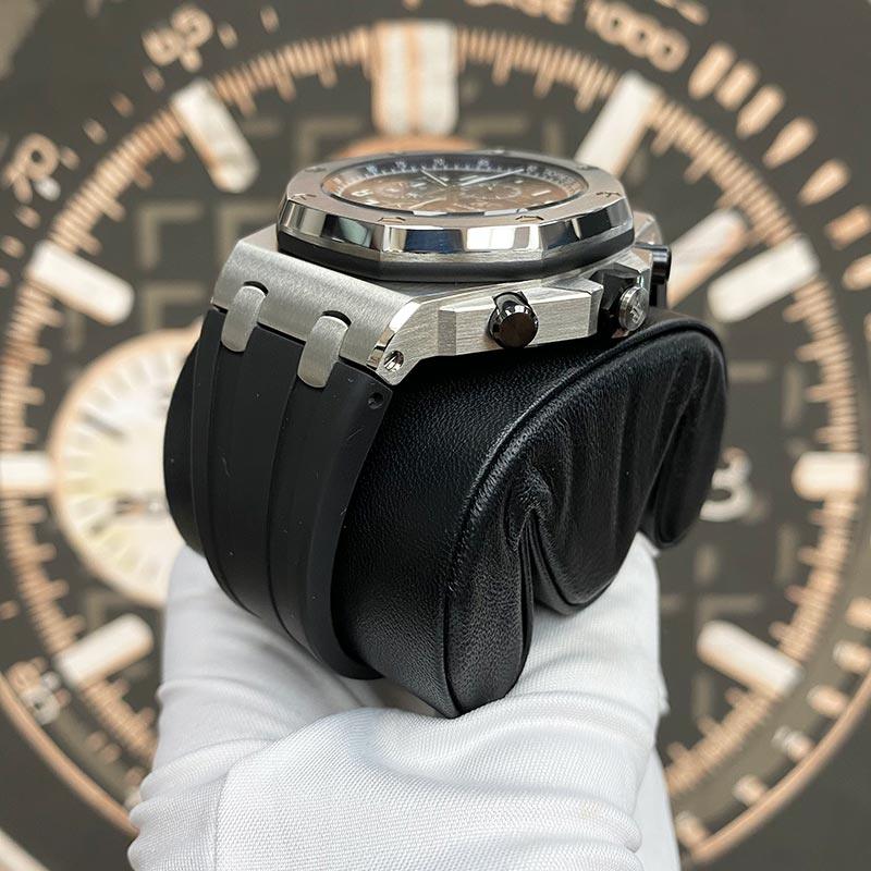 Audemars Piguet Royal Oak Offshore Chronograph 42mm 26470ST Black Dial Pre-Owned - Gotham Trading 
